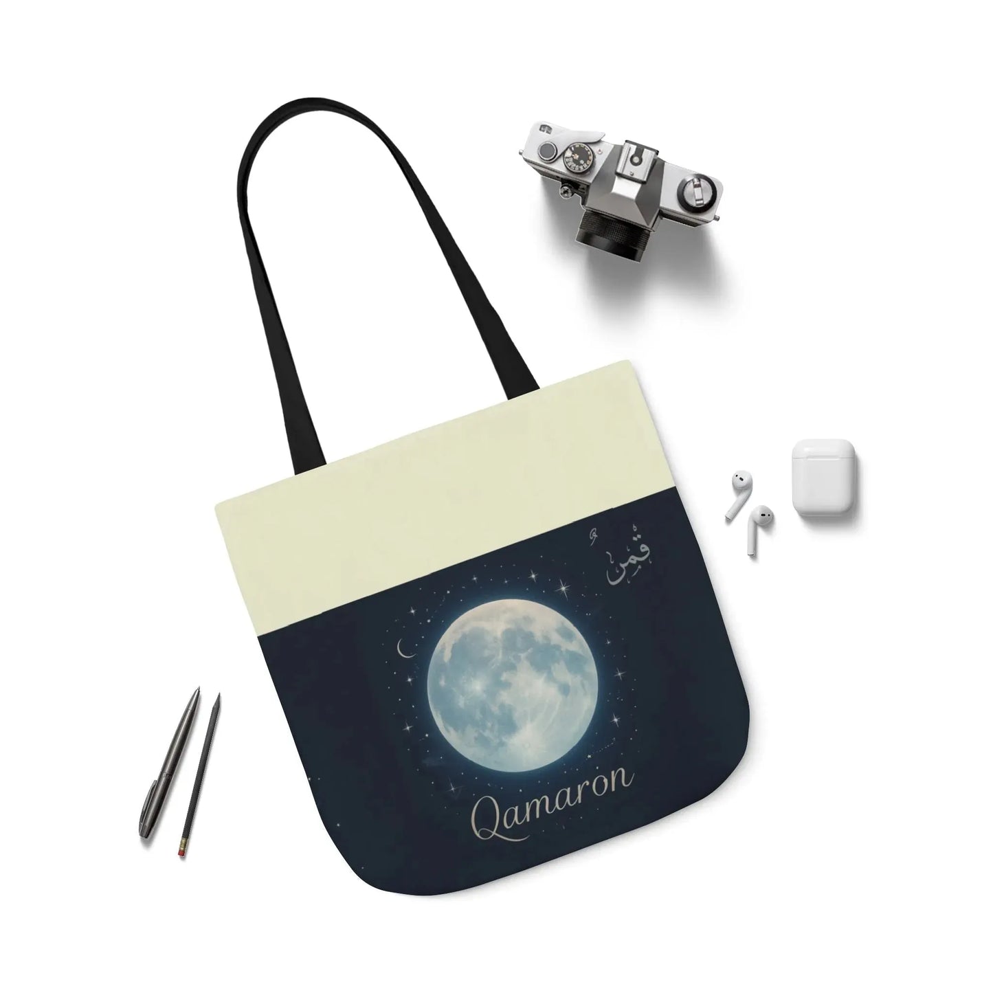 Qamaron Canvas Tote Bag book cover