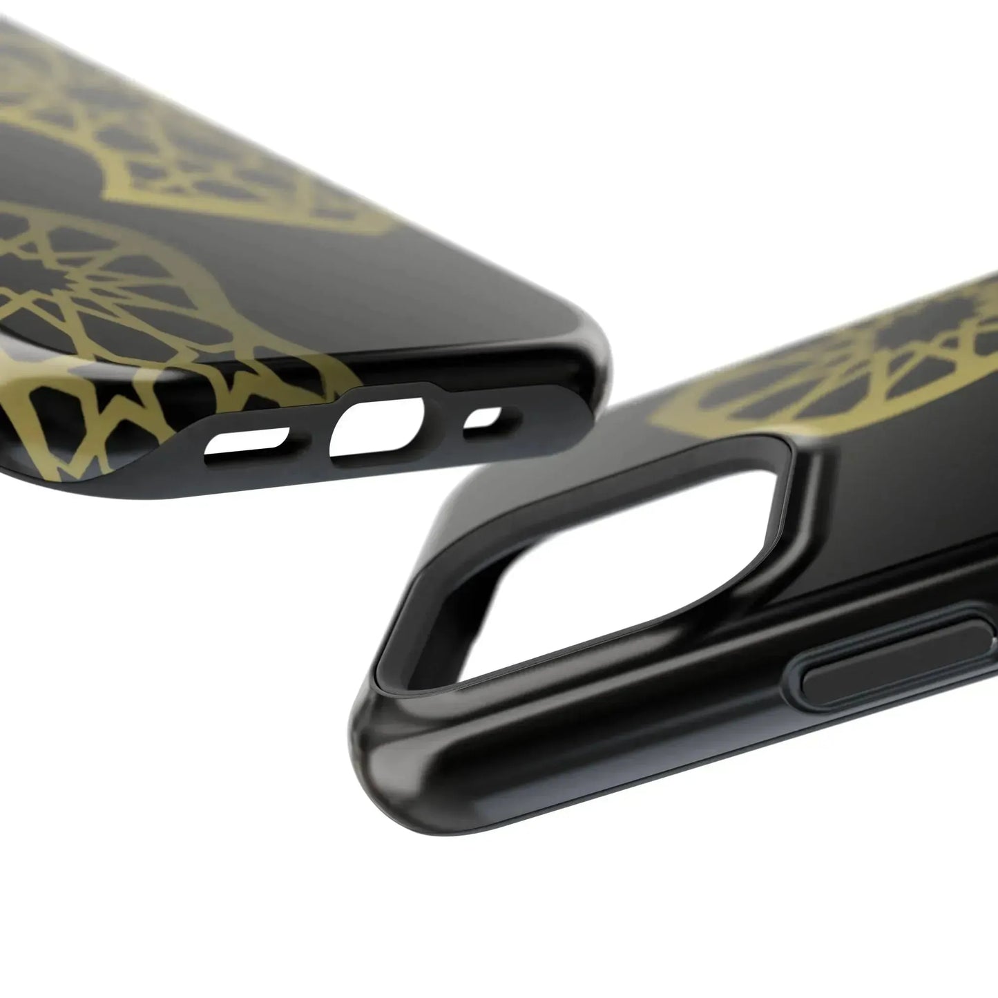 Grey and Gold Sandala Design Iphone Magnetic Tough Cases book cover