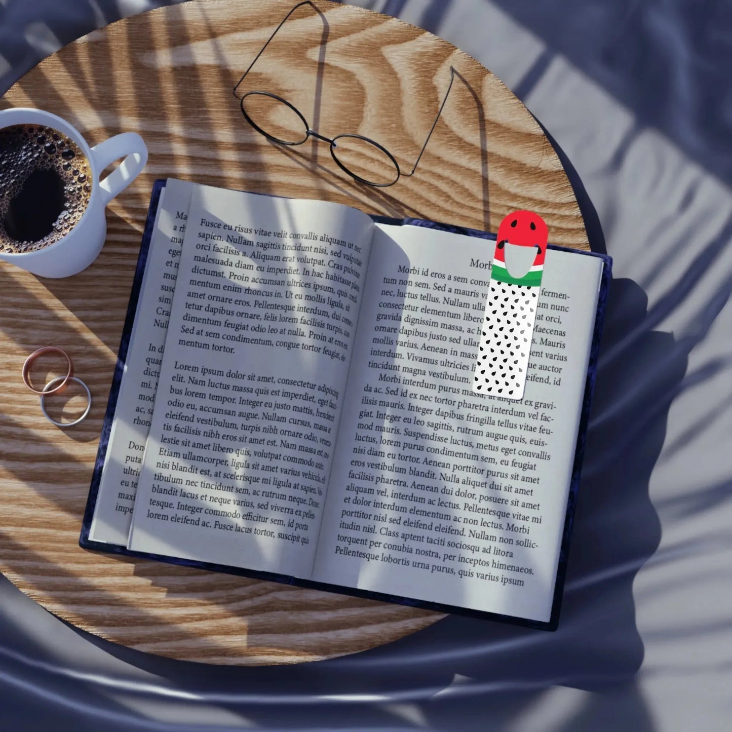 Watermelon Bookmark - Stylish Metal Page Holder book cover