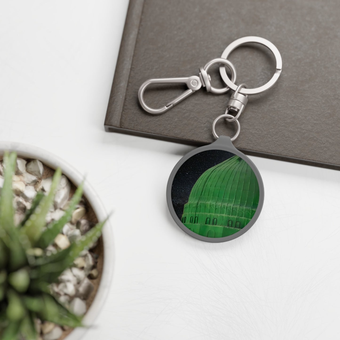 Green Dome charm/ key ring - Perfect Gift