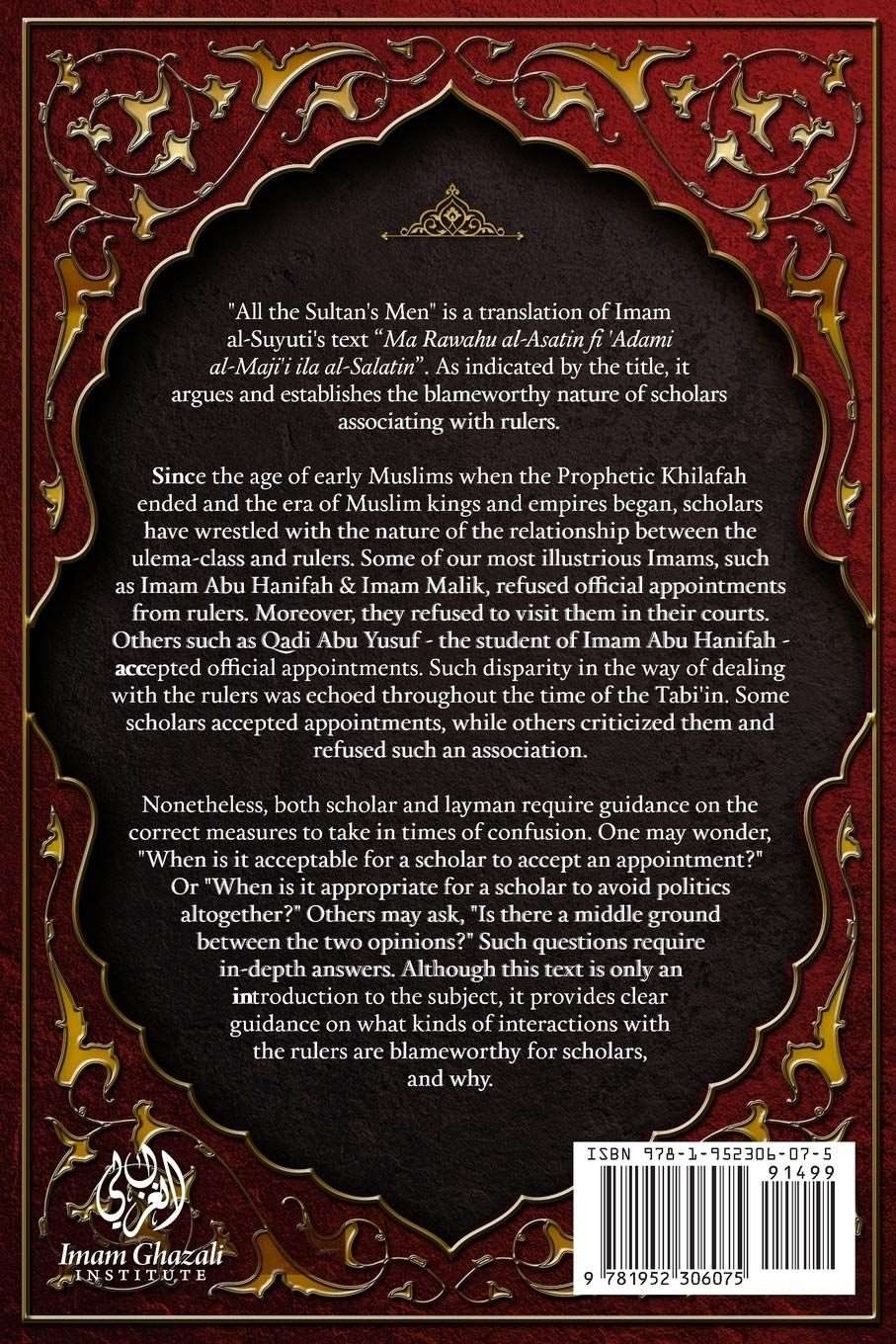 All the Sultan's Men: Ma Rawahu al-Asatin fi 'Adami al-Maji'i ila al-Salatin