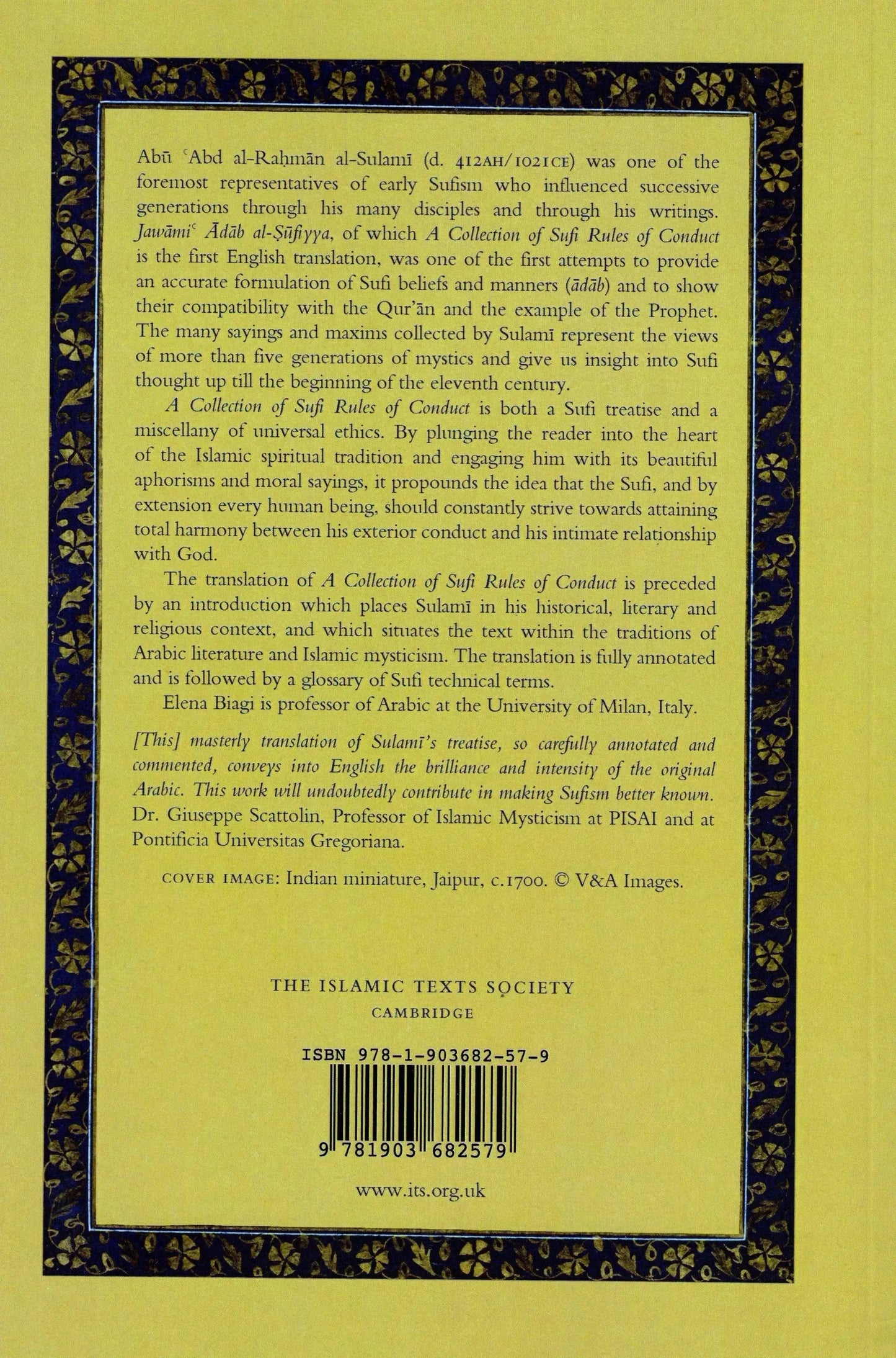 A Collection of Sufi Rules of Conduct