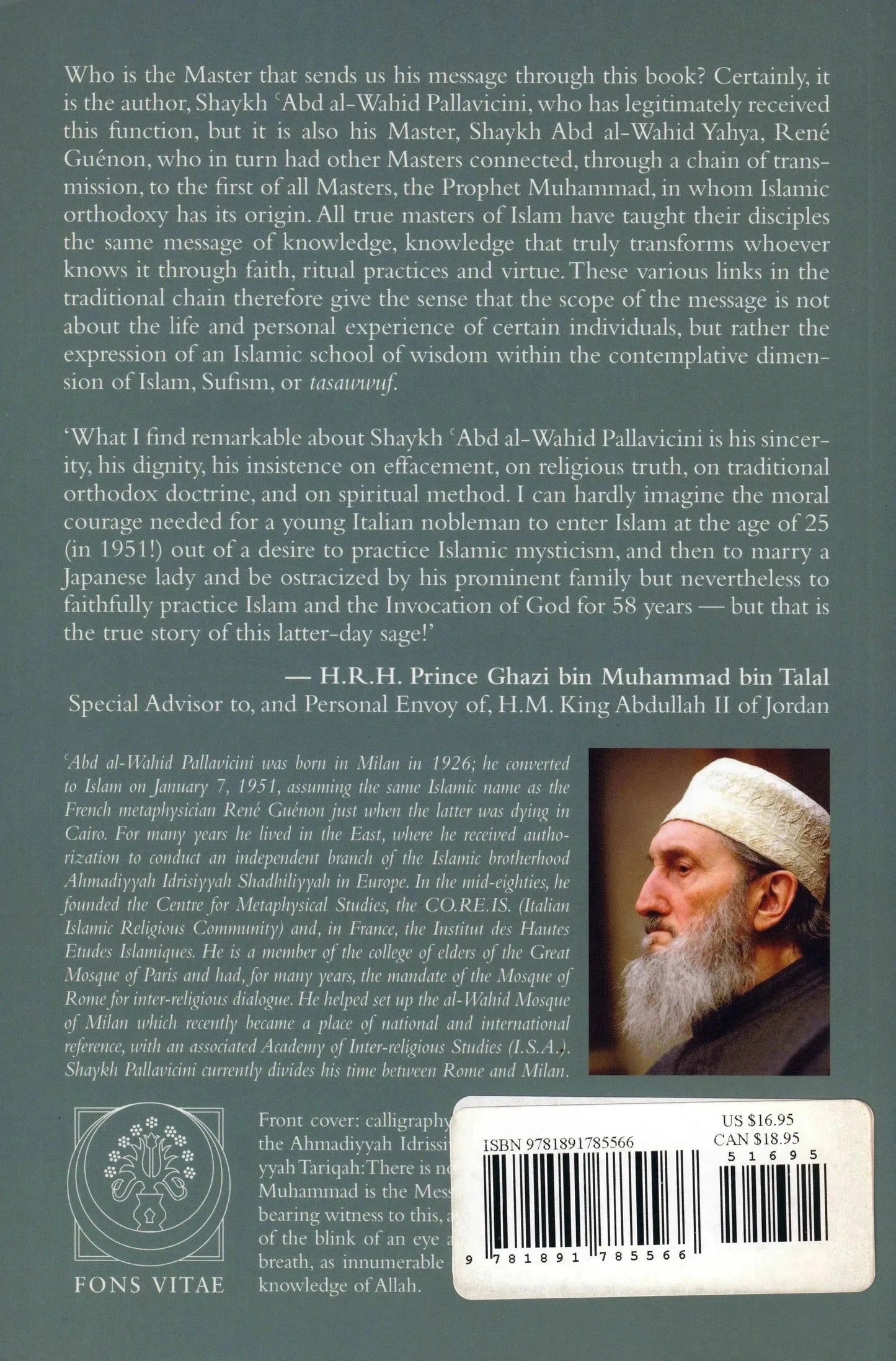 A Sufi Master's Message: In Memoriam Rene Guenon by Abd al-Wahid Pallavicini book cover