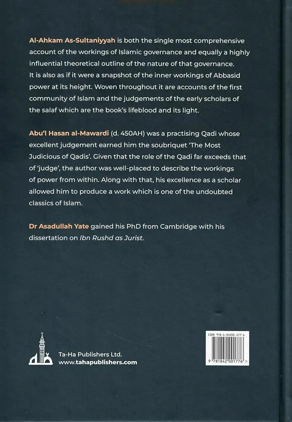 Al-Ahkam As-Sultaniyyah: The Laws of Islamic Governance