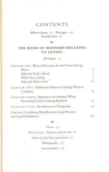 Al-Ghazali on the Manners Relating to Eating by al-Ghazali book cover