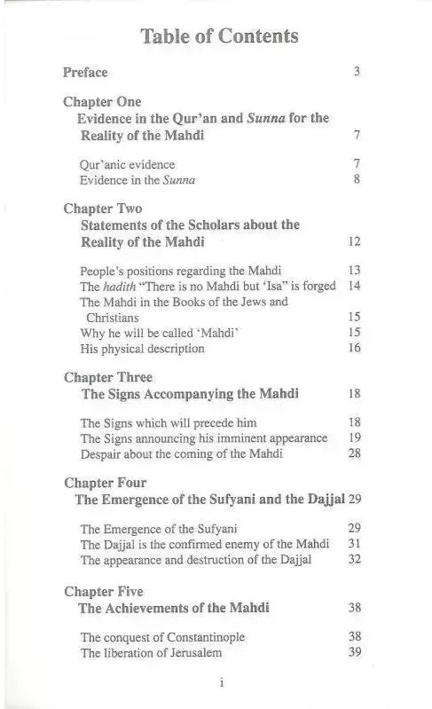Al Mahdi and the End of Time Dar Al Taqwa