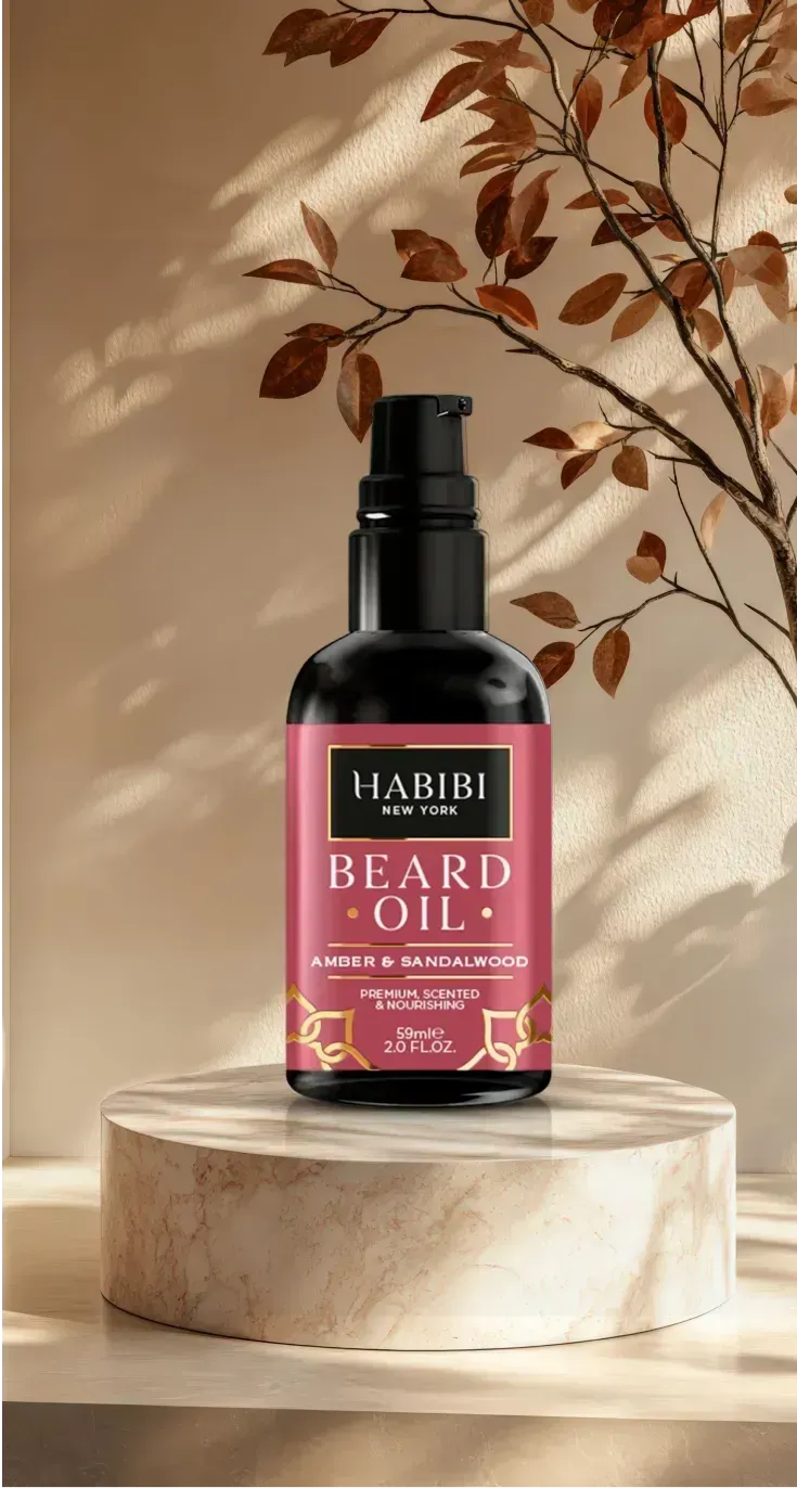 Amber & Sandalwood Beard Oil book cover