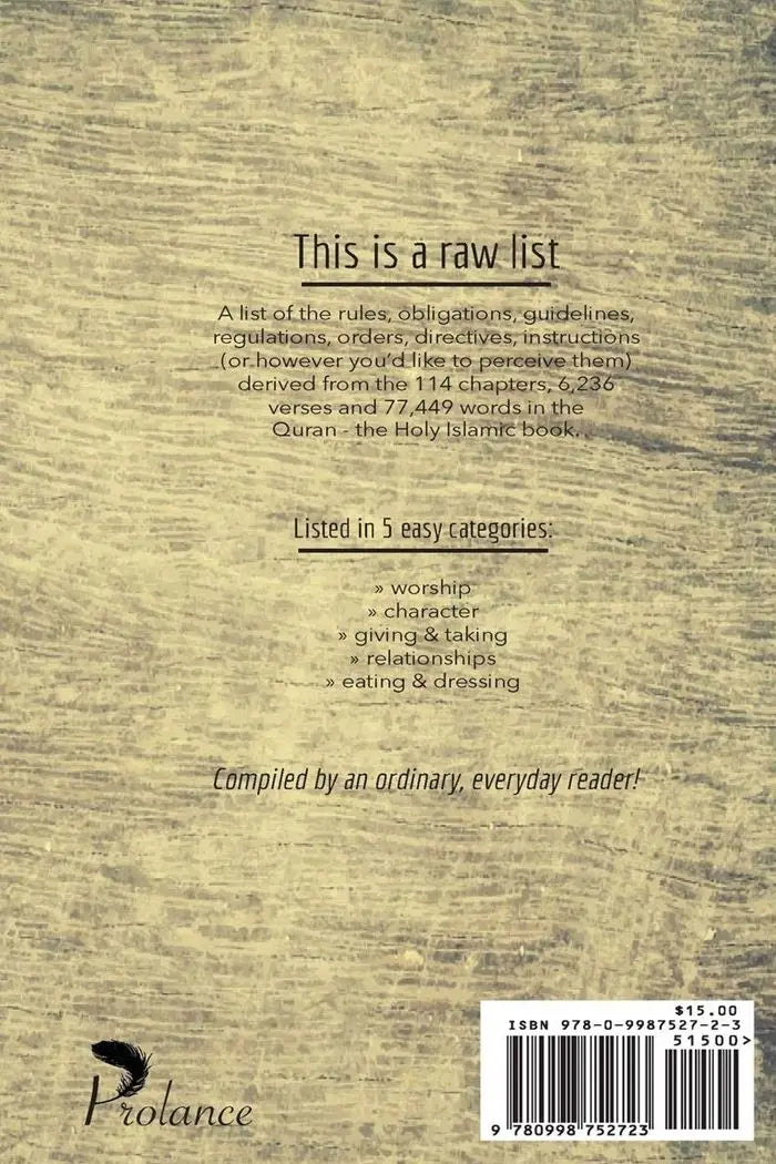 Believe: The Dos & Don'ts of the Quran