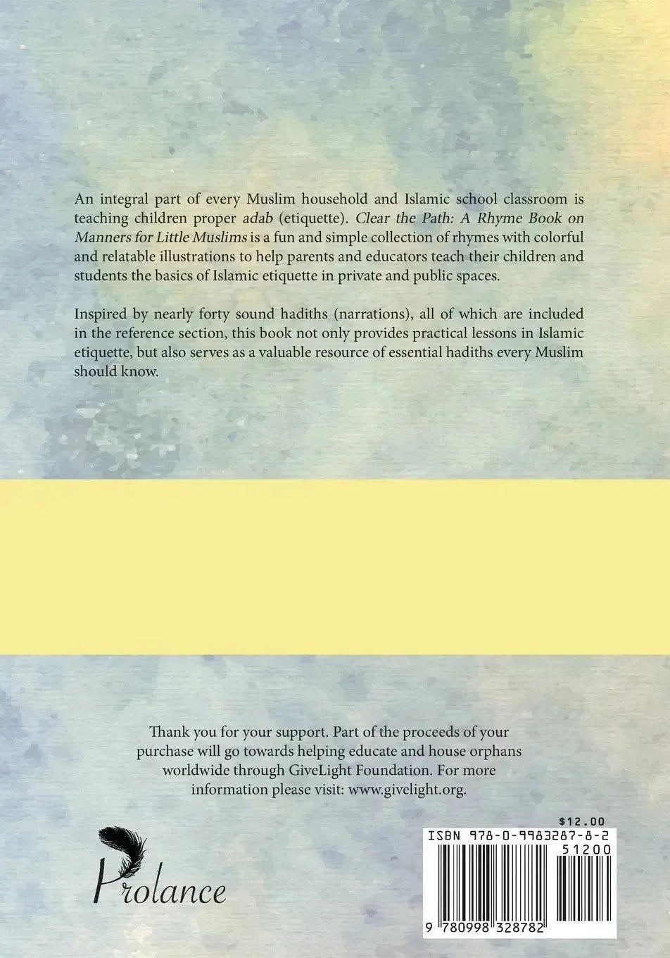 Clear the Path: A Rhyme Book on Manners for Little Muslims