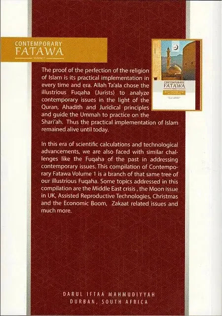 Contemporary Fatawa 3 Vol set Darul Ifta Mahmudiyya