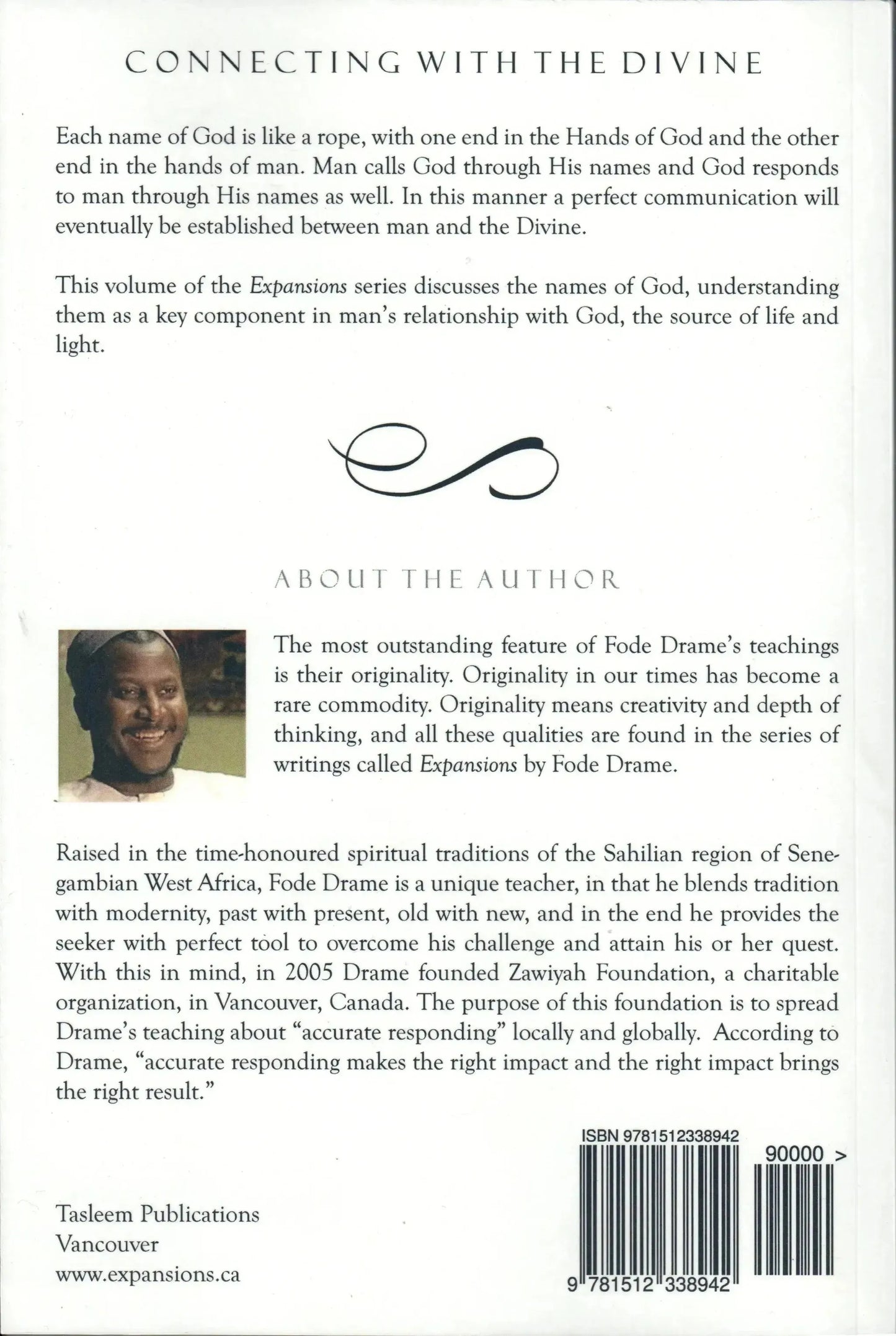 Expansions: the 99 Names of Allah by Fode Drame book cover