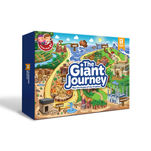 The Giant Journey: Play The Puzzle of The Prophets (Floor Puzzle) by Zaheer Khatri book cover