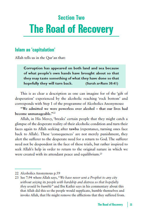 Hope for the Muslim Alcoholic: Twelve Step Recovery in the Light of Islam Taha Publishers