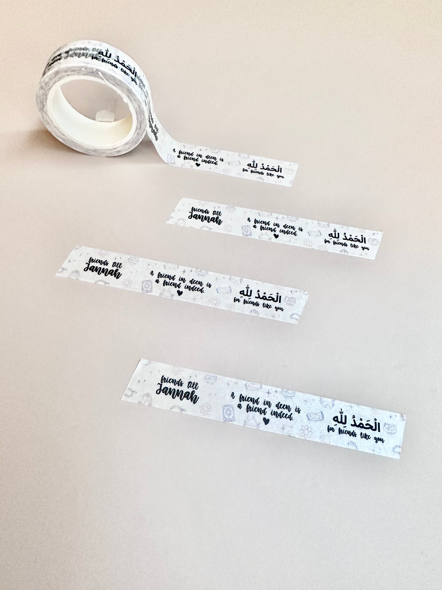 Friends in Deen are Friends Indeed - Washi Tape