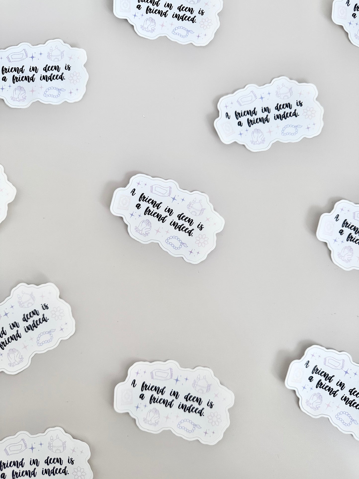 Friends in Deen Sticker