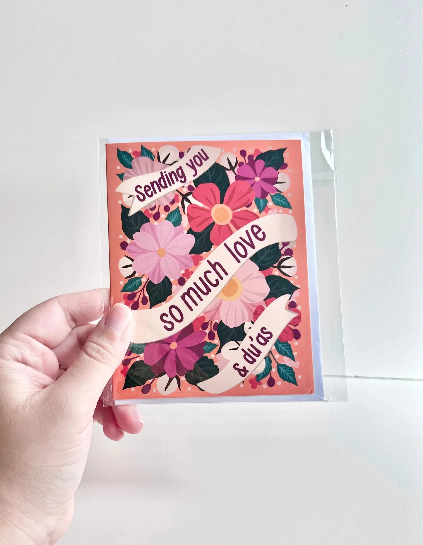 Sending you so much love & duas greeting card