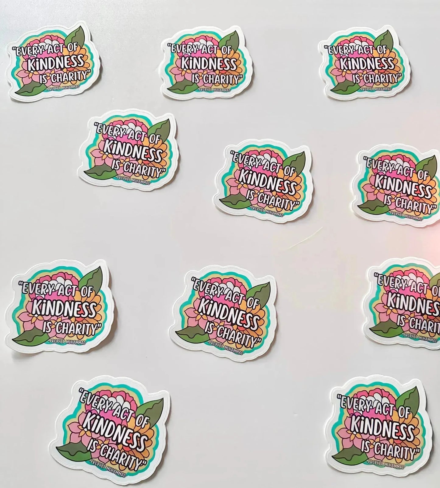 Every act of kindness if charity - Sticker