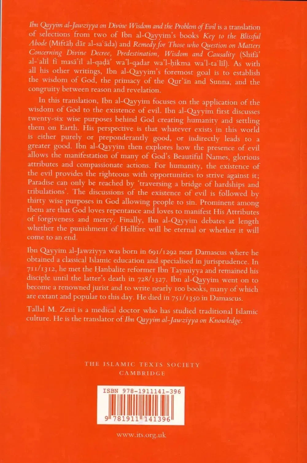 Ibn Qayyim al-Jawziyya on Divine Wisdom and the Problem of Evil by Ibn Qayyim al-Jawziyya book cover