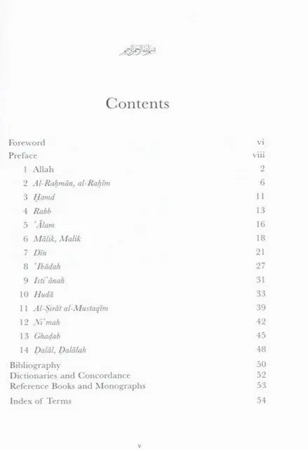 Key To Al Fatiha: Understanding the Basic Concepts