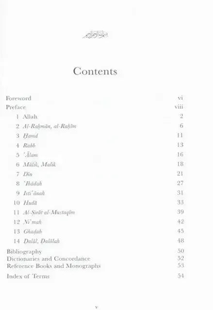 Key To Al Fatiha: Understanding the Basic Concepts