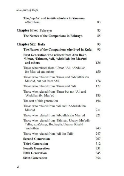 Kitab At-Tabaqat Al-Kabir Volume VI: The Scholars of Kufa Taha Publishers