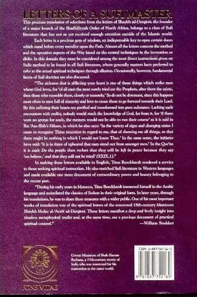 Letters of a Sufi Master: The Shaykh Ad-Darqawi