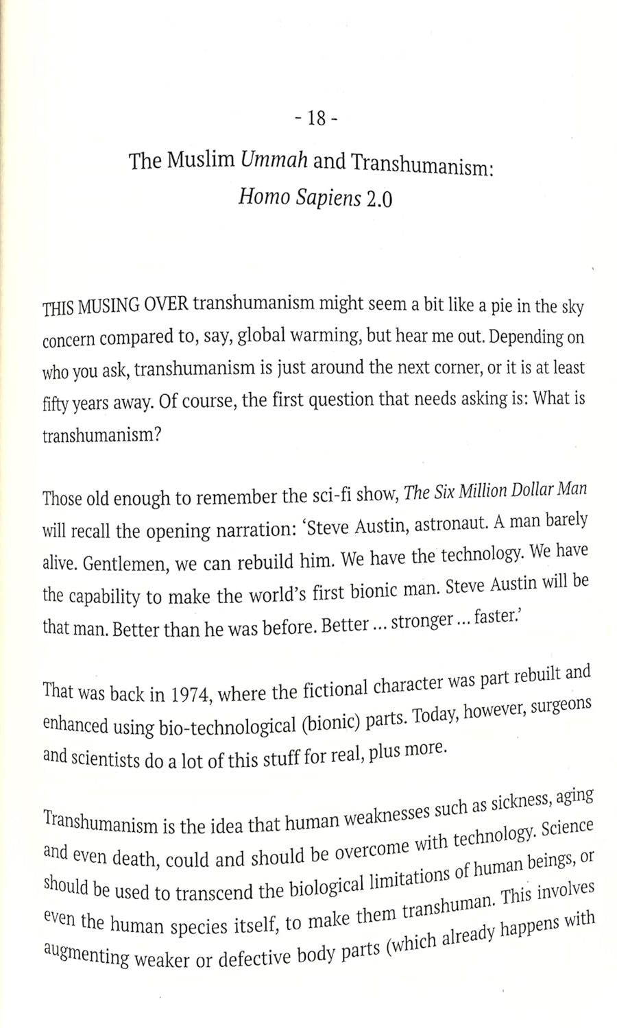 A Muslim's Guide to Modernity