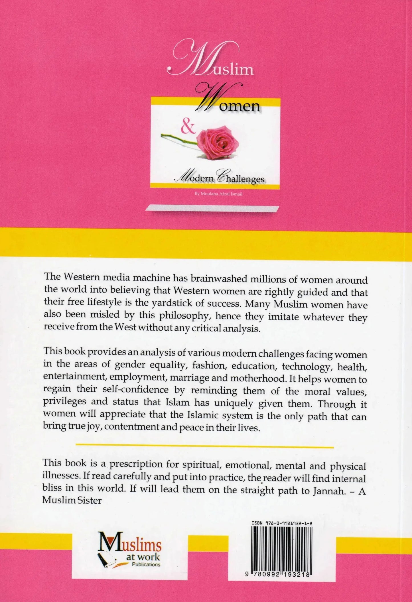 Muslim Women & Modern Challenges by Afzal Ismail book cover
