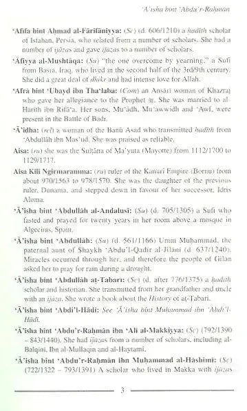 Muslim Women: A Biographical Dictionary Taha Publishers