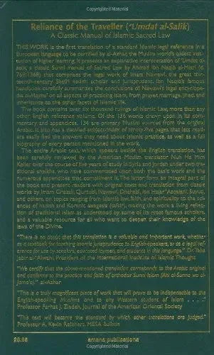 Reliance of the Traveler : A Classic Manual of Islamic Sacred Law Amana Publications