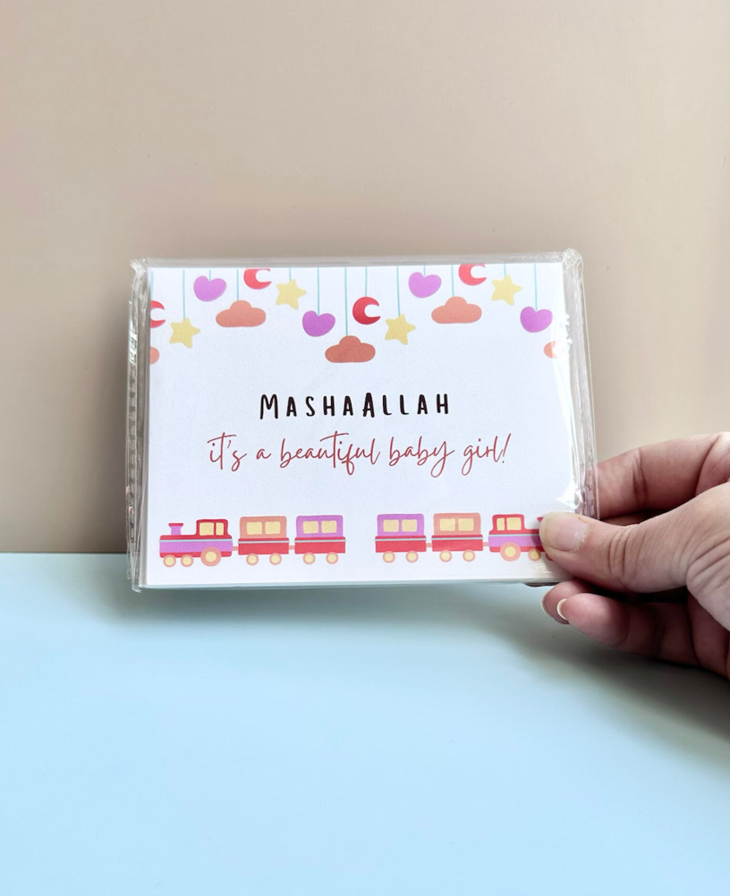 MashAllah - Welcome Baby Greeting Card