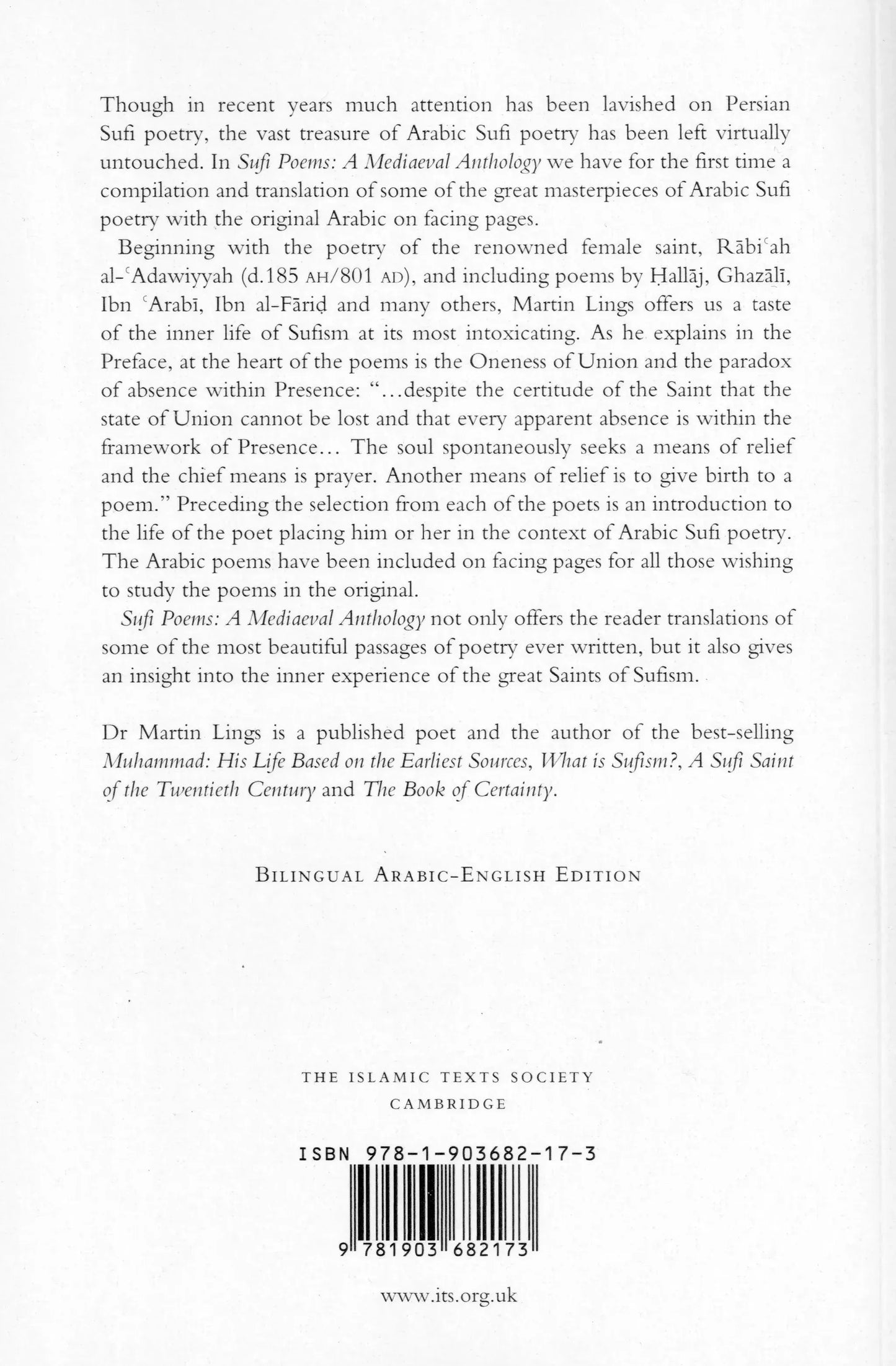 Sufi Poems: A Mediaeval Anthology