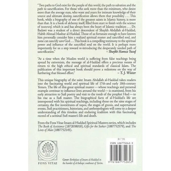 Sufi Sage of Arabia: Imam Abdallah ibn Alawi al-Haddad Fons Vitae