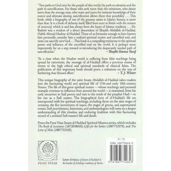 Sufi Sage of Arabia: Imam Abdallah ibn Alawi al-Haddad Fons Vitae