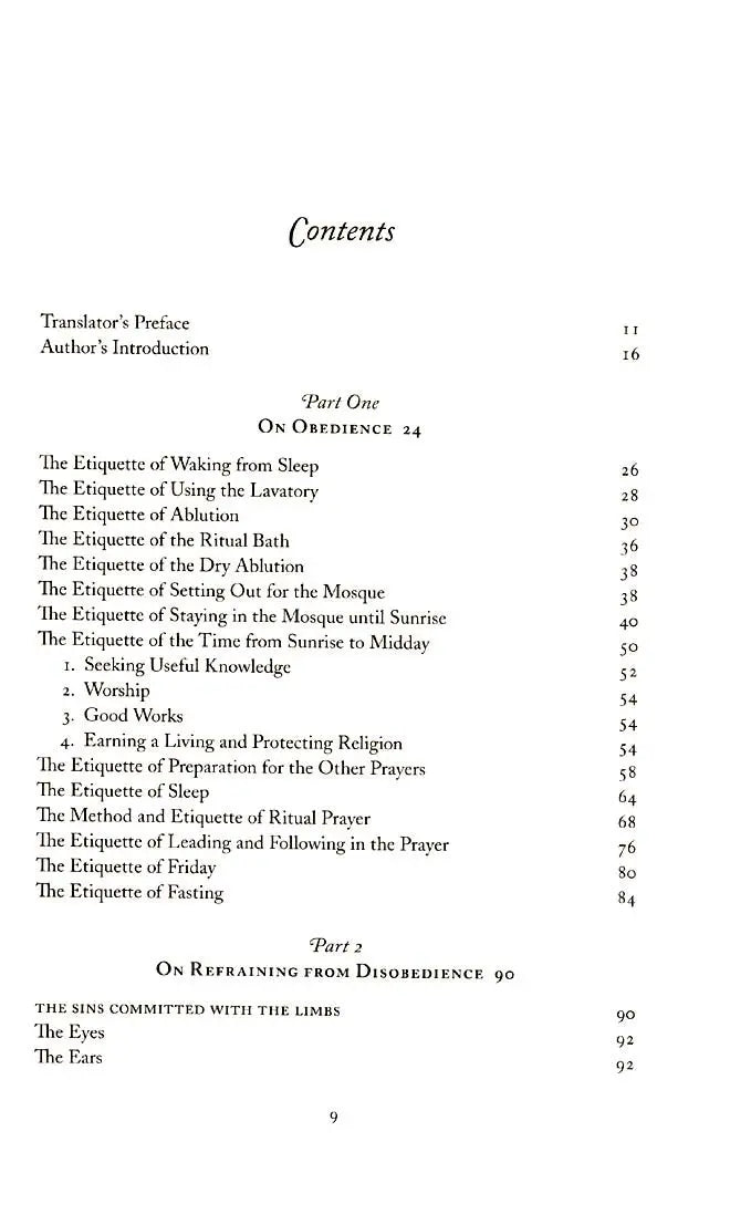 The Beginning of Guidance (Bidayat al-Hidaya) White Thread Press