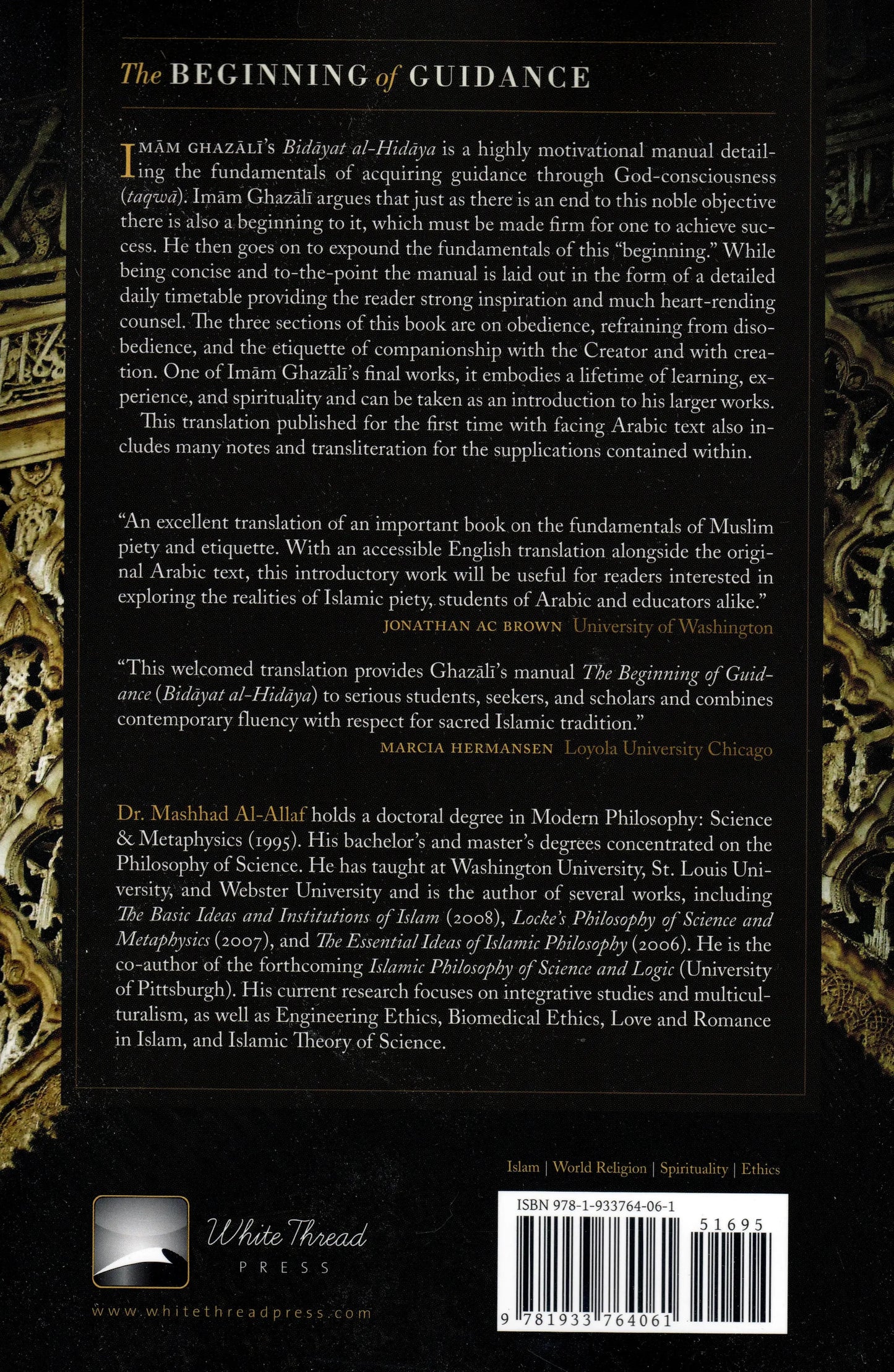 The Beginning of Guidance (Bidayat al-Hidaya) White Thread Press