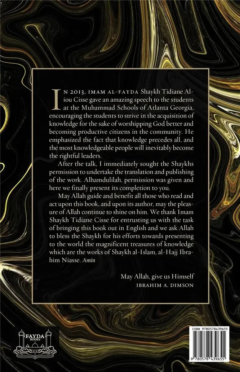 The Enlightenment of Humanity: On the Supremacy of Knowledge by Ibrahim Niasse book cover