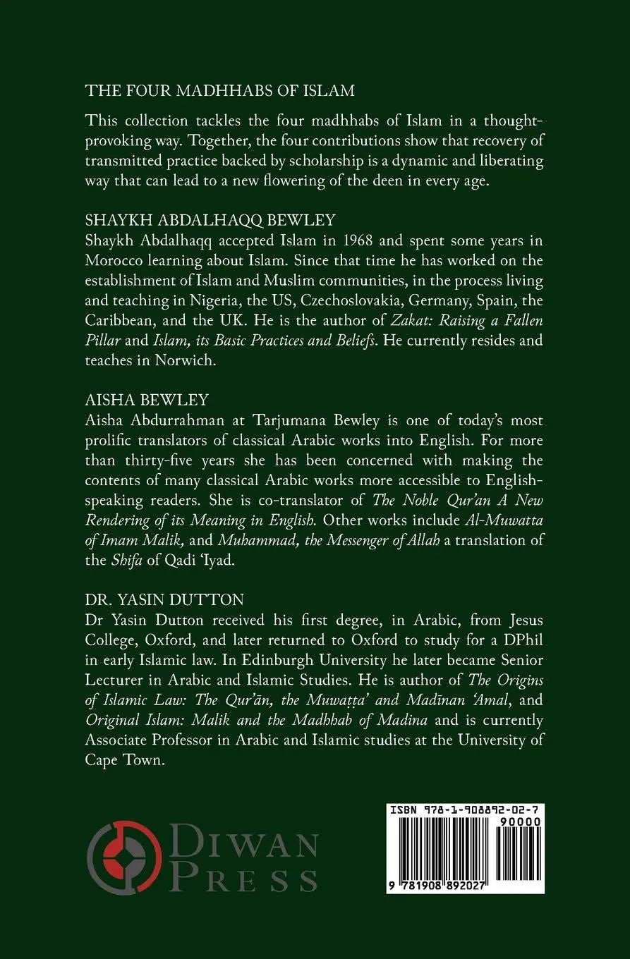 The Four Madhhabs of Islam Diwan Press