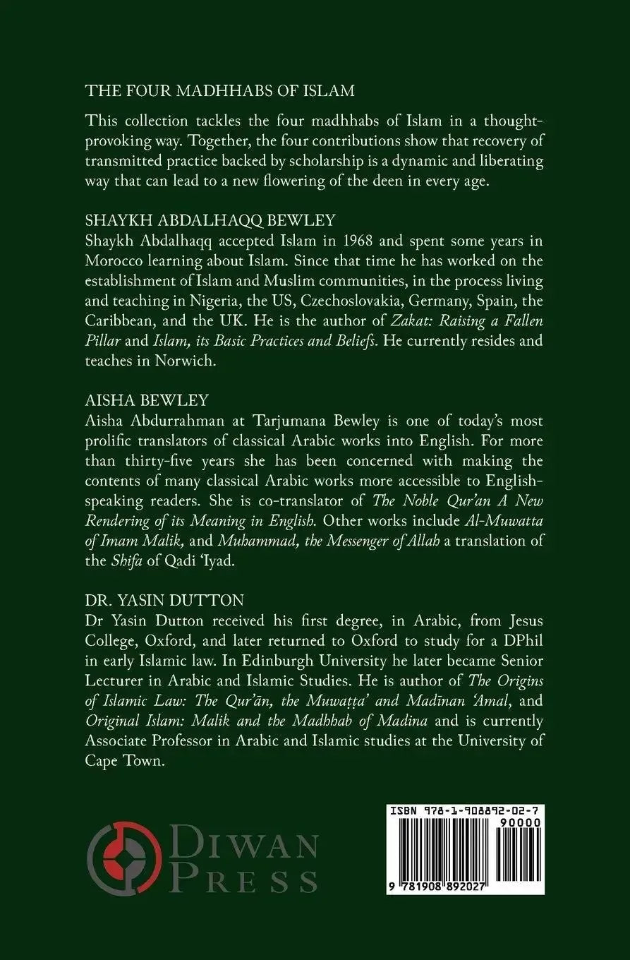 The Four Madhhabs of Islam Diwan Press