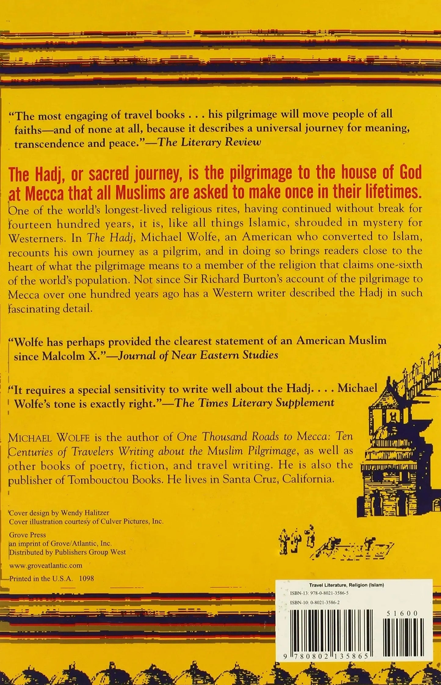 The Hadj: An American's Pilgrimage to Mecca by Michael Wolfe book cover