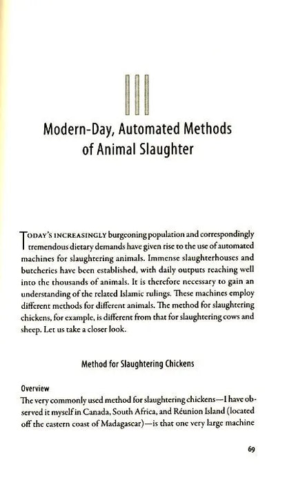 The Islamic Laws of Animal Slaughter White Thread Press