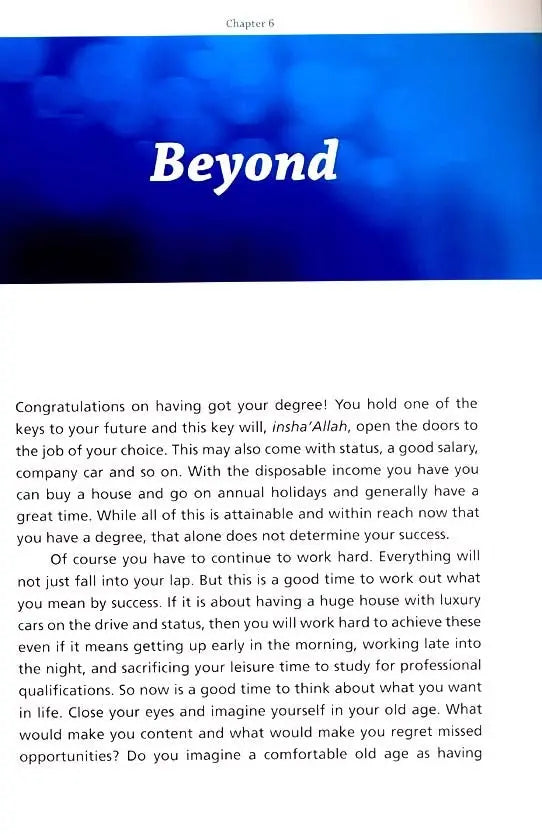 The Muslim Student's Guide to University and Beyond Taha Publishers