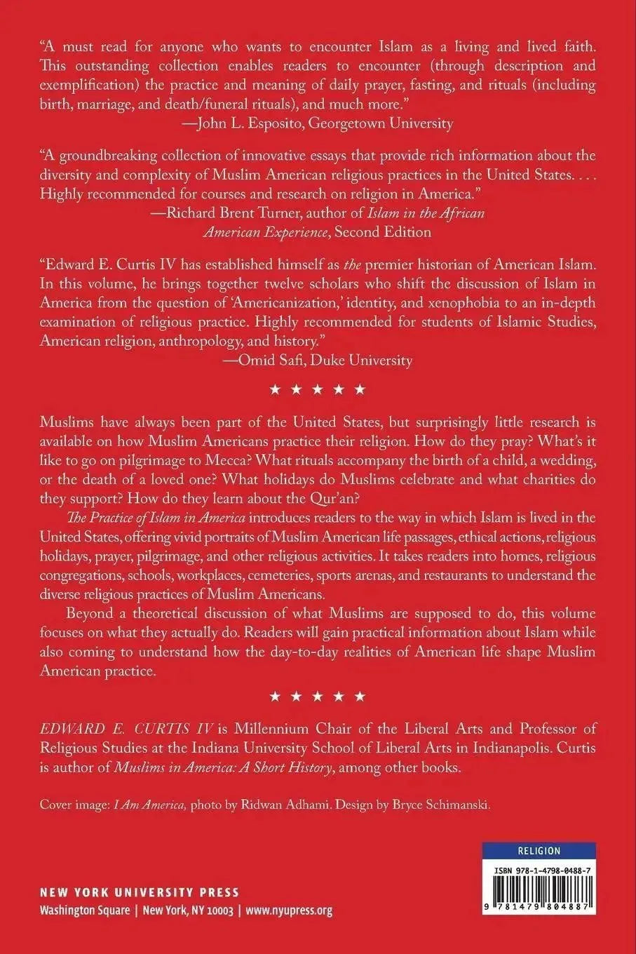 The Practice of Islam in America: An Introduction by Edward Curtis book cover