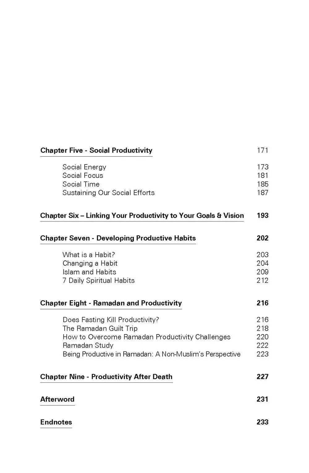 The Productive Muslim