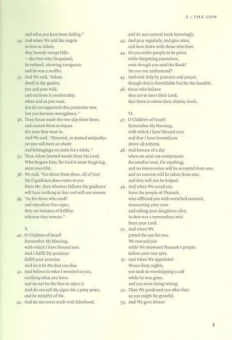 The Qur'an: A New Translation (Dr. Thomas Cleary)