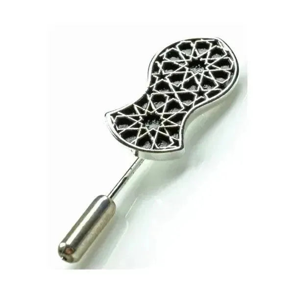 The Sandal Hijab Pin Silver UNS Fine Crafts