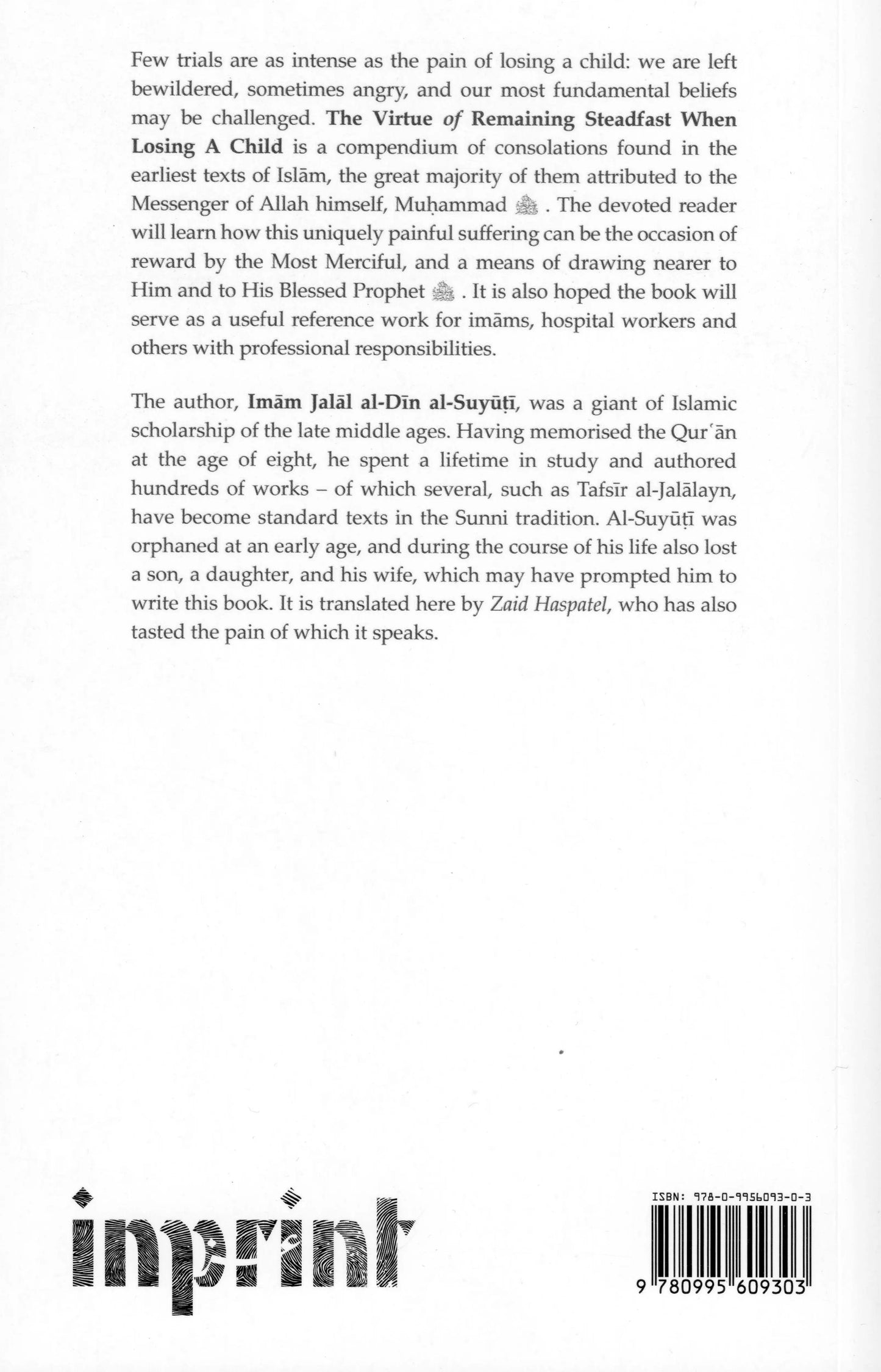 The Virtue of Remaining Steadfast When losing a Child