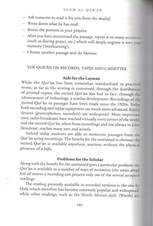 Ulum al Qur'an: An Introduction to the Sciences of the Qur'an