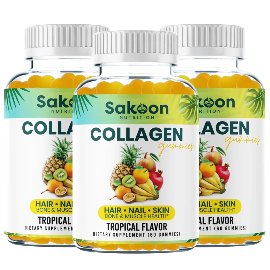 Halal Marine Collagen Gummies for Anti-Aging, Hair, Skin & Nails
