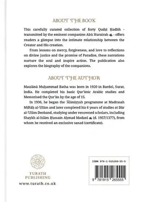 The Forty Sacred Transmissions of Abū Hurayrah رضي الله عنه - Mecca Books
